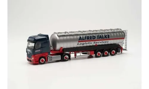 Herpa 314725 MB Actros BigSpace'18 ADR Saugsilo-Sattelzug, 1:87 / H0