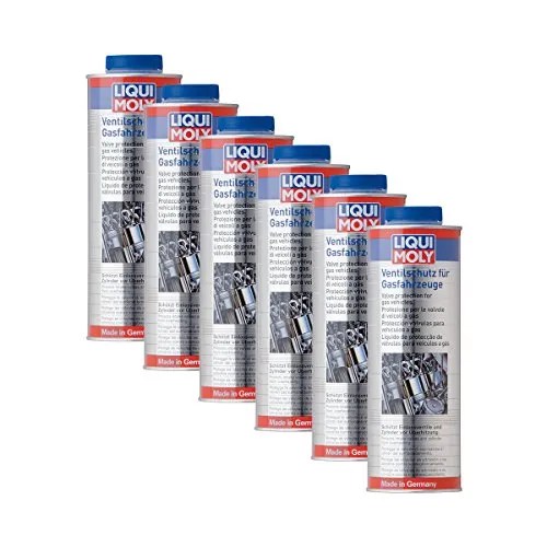 6x LIQUI MOLY 4012 Ventilschutz für Gasfahrzeuge Ventil-Schutz Additiv 1L