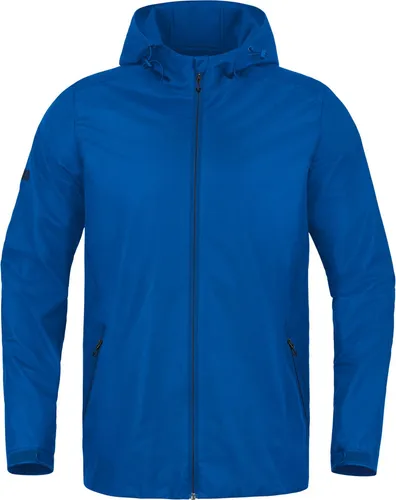 JAKO Herren Allwetterjacke Allround, Royal, S - Funktionsjacke mit wasserabweisendem Obermaterial und PU-Beschichtung, ideal für wechselhaftes Wetter und Outdoor-Aktivitäten.