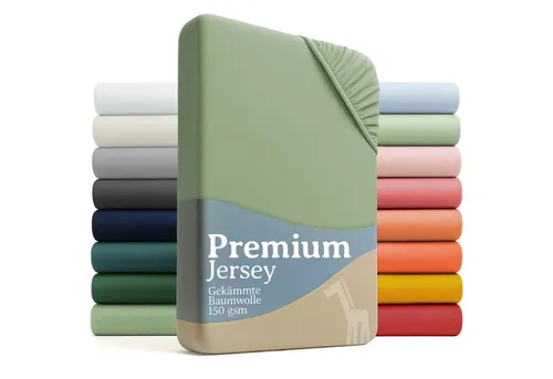 Laleni Spannbettlaken Premium für Beistellbett in grün von Laleni