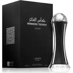 Lattafa Pride Winners Trophy Silver Eau De Parfum 100 ml - Eleganter Duft für Gewinner - Eau de Parfum mit einem einzigartigen, langanhaltenden Aroma, das Selbstbewusstsein und Erfolg verkörpert. Ideal für besondere Anlässe.