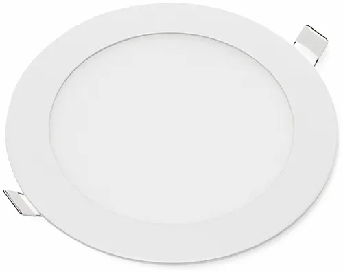 OPTONICA LED-Einbauleuchte 2604, 12 W, 1000 lm, 6000K, rund, 95 RA, weiß