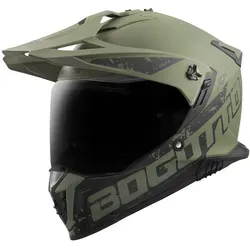 Bogotto FG-601 Duo Fiberglas Enduro Helm, grün, Größe L in grün von Bogotto