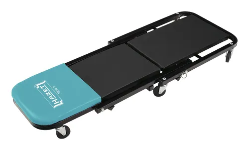 Hazet Rollliege 195N-3 - Robuste Rollliege für Mechaniker, ideal für Arbeiten unter Fahrzeugen, mit ergonomischem Design und höhenverstellbarem Kopfteil.