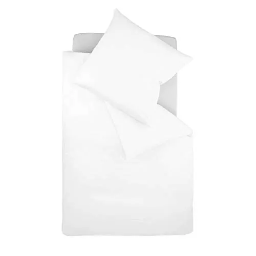 fleuresse Bettwäsche Colours, 100% Baumwolle, 3-teilig, Uni-Mako-Satin