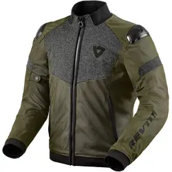 Revit Action H2O Motorrad Textiljacke, schwarz-grün, Größe S