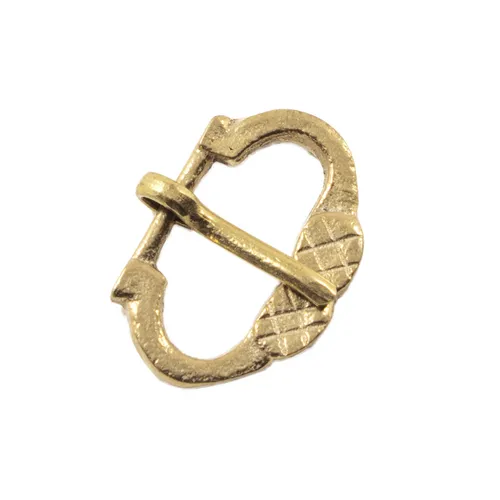 Mittelalter Gürtelschnalle Hochmittelalter bis 20mm Reenactment Messing Schnalle