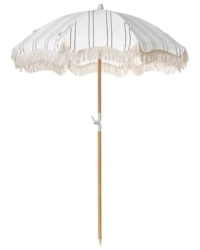 Beliani Mondello Sonnenschirm mit Volant, Ø150cm von Beliani