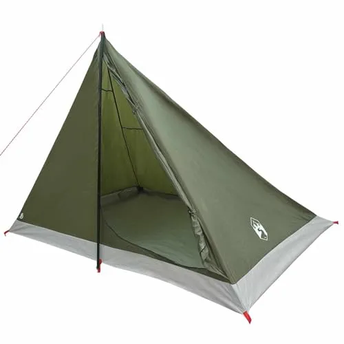 vidaXL Trekkingzelt Olive Grün für 4 Personen - Ideal für Outdoor-Abenteuer: Das strapazierfähige 185T-Polyesterzelt bietet zuverlässigen Schutz bei jedem Wetter und lässt sich leicht transportieren. Inklusive Zubehör für einfachen Aufbau und Stabilität.