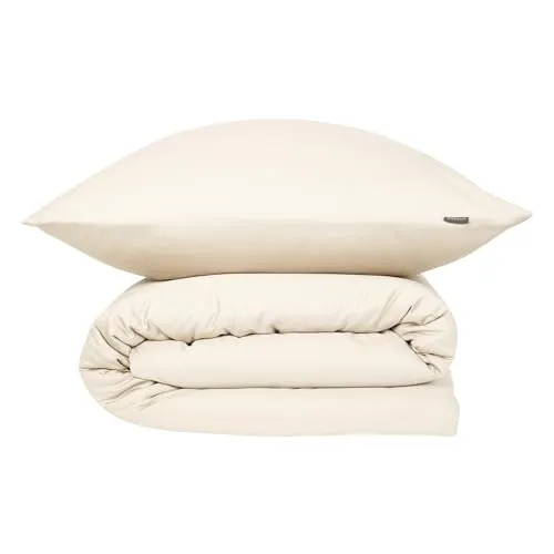 Schiesser Bettwäscheset Ella | 2-teilig | 100% Baumwolle - Bettwäsche-Set aus 100% Baumwollsatin, luxuriös und strapazierfähig. Ideal für Allergiker, waschbar bis 60°C und Oeko-TEX zertifiziert.