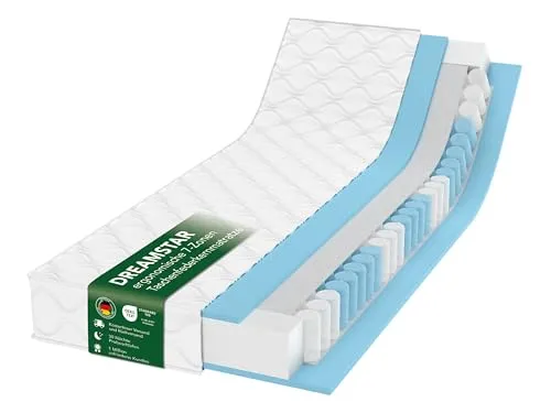 DREAMSTAR Ergo Flex Duo Taschenfederkernmatratze 90x200 cm