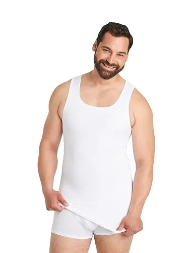 FINN Seamless Kompressions-Shirt Herren - Bauchweg Effekt für eine schlankere Silhouette - Herren Shapewear mit nahtloser Verarbeitung und starker Kompression, ideal für eine flachere Bauchform und verbessertes Auftreten. Unsichtbar unter der Kleidung, perfekt für jeden Anlass.