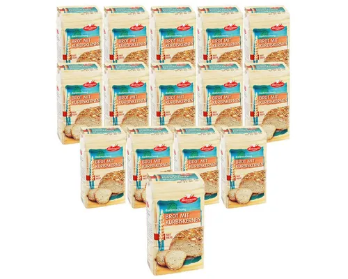 BIELMEIER 7,5 KG KÜCHENMEISTER Brotbackmischung Kürbiskernbrot - Ideal für Brotbackautomaten und Backöfen. Genießen Sie den herzhaften Geschmack von Kürbiskernen in jedem Laib.