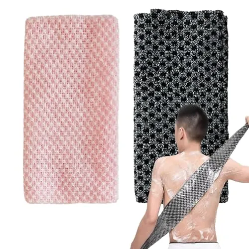 Japanisches Exfoliating Waschlappen Set – 2 Stück Rückenschrubber für Bad & Dusche