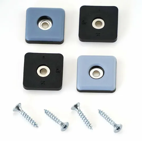 Stück Teflon-Möbelgleiter 25 mm x 25 mm – 5 mm dick inkl. Schraube 3,5 mm 16
