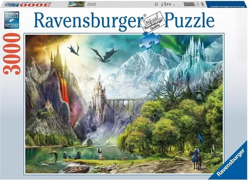 Ravensburger 16462 3000 Teile-Drachenkönigin Puzzle - anspruchsvolles Design für Erwachsene, nachhaltige Materialien und perfekte Passform für ein unvergessliches Puzzelerlebnis
