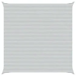 vidaXL Sonnensegel 7 x 7 m in Hellgrau und Weiß - Stylisches Sonnensegel für Garten, Terrasse oder Balkon. Aus robustem 100% Polyester-Oxford mit PU-Beschichtung für optimalen Schutz vor Sonne und Regen. Einfache Montage mit stabilen Edelstahl-Befestigungen.