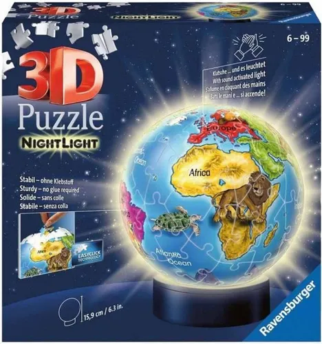 Ravensburger - 3d Luminous Globe Puzzle