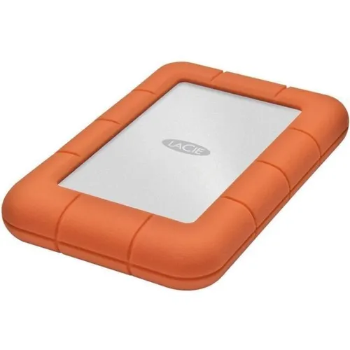 Produktbild LaCie Rugged Mini 2TB externe Festplatte USB 3.0 – Stoß- und wasserfest, ideal für unterwegs und intensive Nutzung -