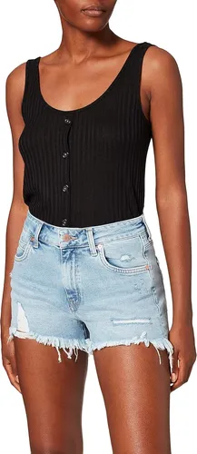 Mavi Damen Rosie Jeans kurze Hose Shorts High-Rise, Blau, W24