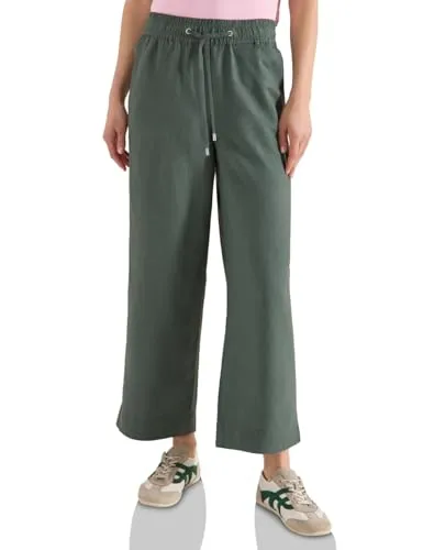 CECIL Stoffhose LINEN_Style Neele Solid LI_VIS in grün von CECIL