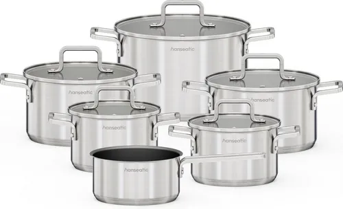 Hanseatic Topf-Set DAILY, 11-tlg. mit Antihaftbeschichtung
