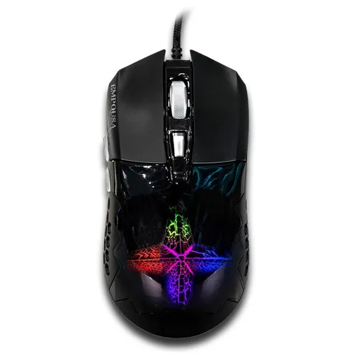 INCA Gaming Maus IMG-355GX - 7200 DPI, RGB, 6 Tasten - Gaming Maus mit 7200 DPI, ergonomischem Design und RGB-Beleuchtung. Ideal für Gamer, die Präzision und Komfort suchen.