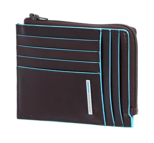 Piquadro Blue Square Münzbörse, 0.43 liters, Braun (Mogano) von Piquadro