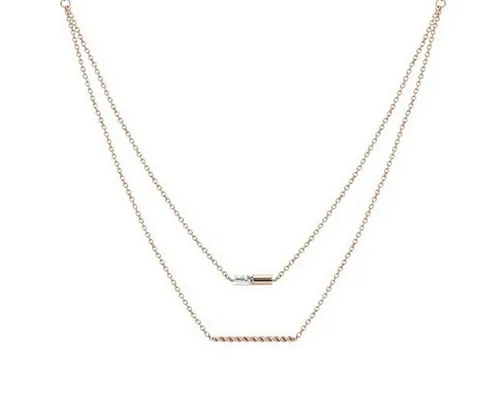 Esprit Kette mit Anhänger ESNL13485C420 in Rosa und Rot von Esprit