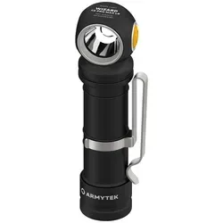 Armytek Wizard C2 Pro Max Long Range Stirnlampe kaltweiss - Hochleistungs-Taschenlampe mit langer Reichweite, ideal für Outdoor-Abenteuer und nächtliche Aktivitäten.