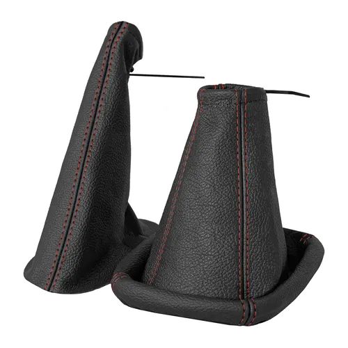 Schaltsack + Handbremshebelmanschette für Opel Corsa B, Tigra A Echtleder