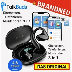 TalkBuds™ AI Kopfhörer Übersetzer 3 in 1