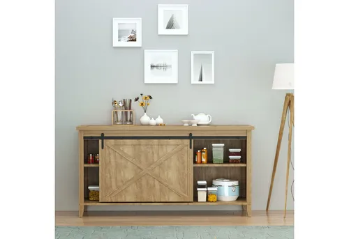 HOMCOM Schiebetüren-Beschlagsatz 180 cm - Komplett-Set mit Schienen und Rollen - Schiebetüren-System für Holz-Türen bis 90 cm Breite, bis 20 kg belastbar. Ideal für moderne und rustikale Einrichtungsstile, inklusive Anti-Sprung-Vorrichtungen und einfacher Montage.
