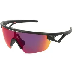 Oakley 0OO9403 SPHAERA Unisex-Sonnenbrille - Sportbrillen mit modernem Halbrand-Design, schwarzem Acetat-Gestell und pinken Polycarbonat-Gläsern für optimalen UV-Schutz und stilvollen Look.