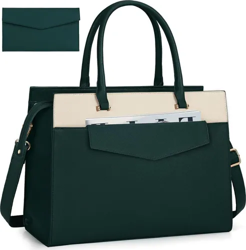 RAINSMORE Damen Handtasche 2-in-1 Umhängetasche