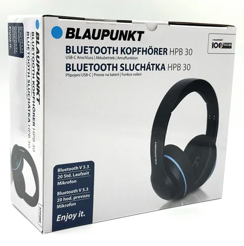 Produktbild Blaupunkt HPB 30 Bluetooth Kopfhörer