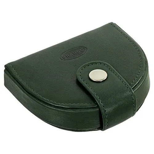Branco Leder Herren Schütter Kleingeldbörse Münzbörse Schüttbörse Geldbörse Geldbeutel Portemonnaie weiches Rindsleder Farbe Grün