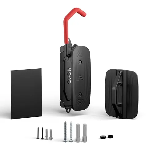 HOKO-VELO 30 Fahrradhalterung - Fahrradhalter- & -ständer, platzsparend und stabil, seitlich schwenkbar, ideal für Mountainbikes, Rennräder und Stadträder bis 30 kg.