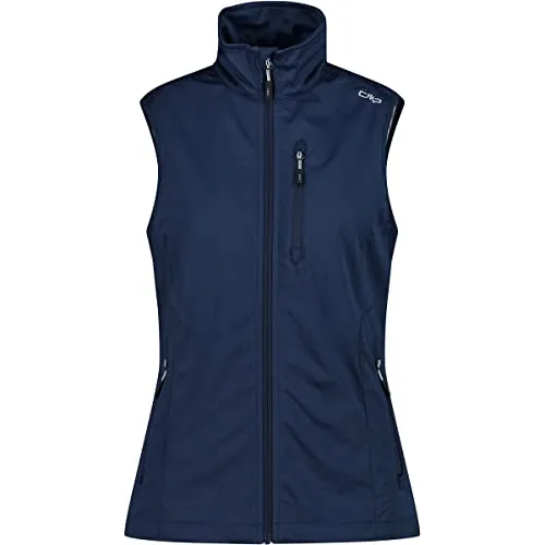 CMP Damen Weste - Funktionsjacke für Damen, ideal für Wanderungen in der Zwischensaison, mit wasserdichter Clima Protect Thermobeschichtung und verstellbarem Kordelzug für perfekten Sitz.