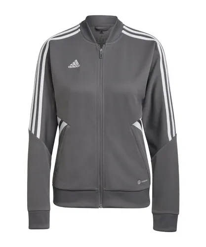 adidas Performance Condivo 22 TK Trainingsjacke Damen - Trainingsjacke für Damen, schweißableitend und atmungsaktiv mit Stehkragen und seitlichen Zipper-Taschen für zusätzlichen Stauraum – perfekt für Training und Aufwärmphase.