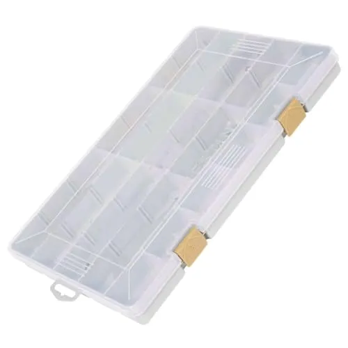 Westin W3 Tackle Box 35,5x22,5x3,5cm - Kunstköderbox zum Raubfischangeln, Angelbox für Wobbler & Gummifische, Tacklebox