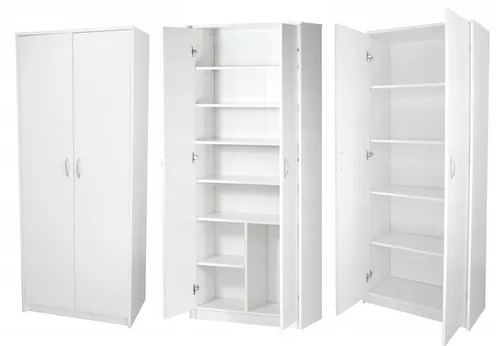 Kleiderschrank Mehrzweckschrank Regal 74cm breit