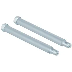 Geberit 240189001 Gewindestangen Set M12 - Praktisches Set mit 2 Gewindestangen M12 für die Montage von Wand-WCs. Ideal für Duofix Elemente, mit einer Länge von 18 cm und einfacher Installation.