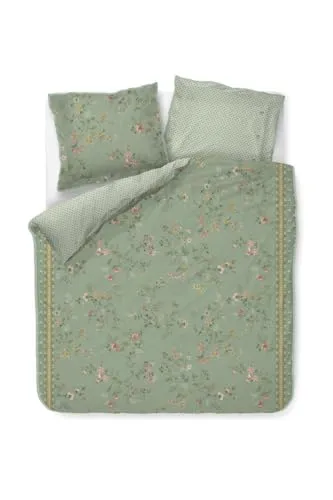 Pip Studio Bettwäsche-Garnitur Kili Flower in grün von Pip Studio