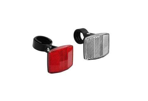 BENSON Fahrradreflektor Fahrrad Relektor Set Vorne Hinten