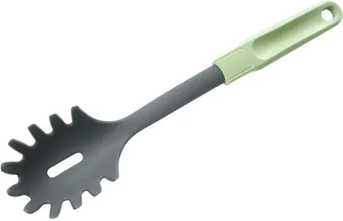 Fackelmann Ecolution Kochbesteck, Spaghettilöffel, grün