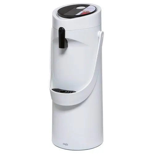 Emsa Ponza Pump-Isolierkanne 1.9 L - moderne Pumpkanne, doppelwandiger Vakuum-Glaskolben für optimale Isolierung und einfache Handhabung