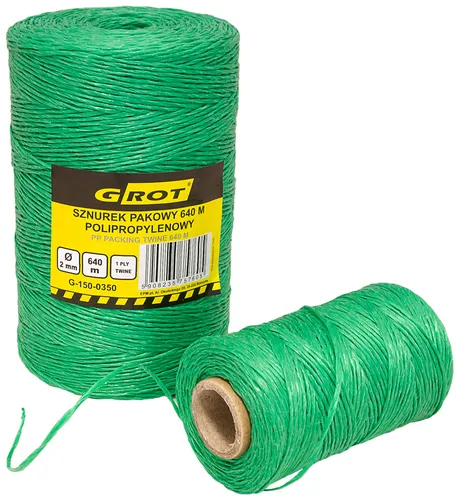 SZNUREK POLIPROPYLENOWY PAKOWY 2MM 125MB GROT 5908235757599