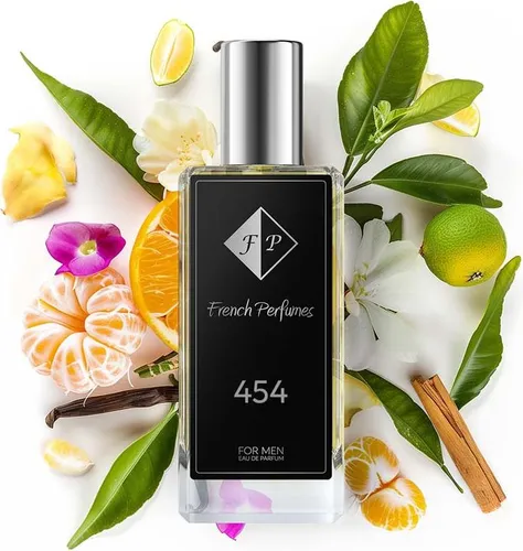 FP French Perfumes | Herrenparfüm Nr. 454 – 60 ml – Orientalischer Duft – Klassische Größe – Langanhaltender und eleganter Duft
