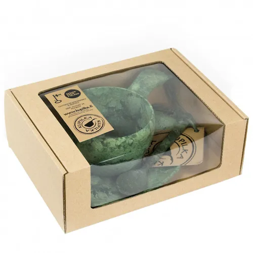 Kupilka - Geschenkset - Tasse, Untersetzer, Löffel beige